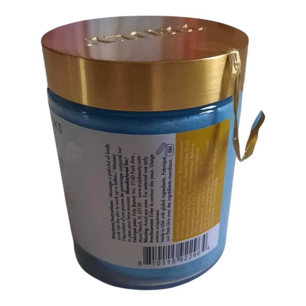 TRULY Moon Rocks Pre-Shave Scrub - Blue and Gold